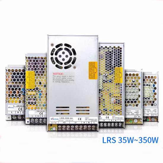 Alimentatore スイッチング LED da 35 W SMPS a uscita singola CA 220 V a CC 5 V 12 V 24 V 36 V 48 V CC con CE、RoHS (LRS-35)